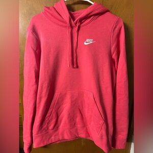 Pink Nike women’s hoodie.